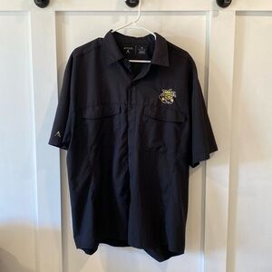 ANTIGUA Wichita State University fishing button down shirt